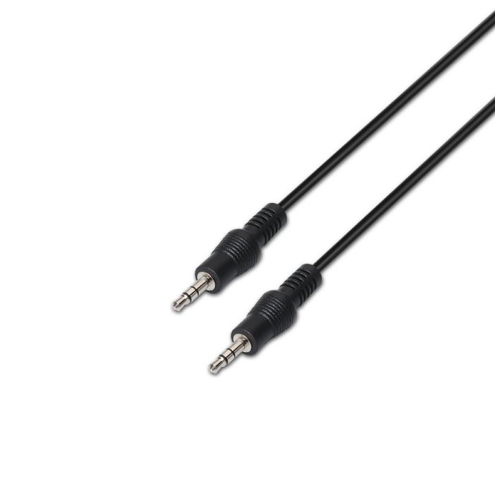 Aisens Cable de Audio Estéreo Jack 3,5mm Macho a Jack 3,5mm Macho, 10m, Negro Aisens Cable de Audio Estéreo Jack 3,5mm Macho a Jack 3,5mm Macho, 10m, Negro